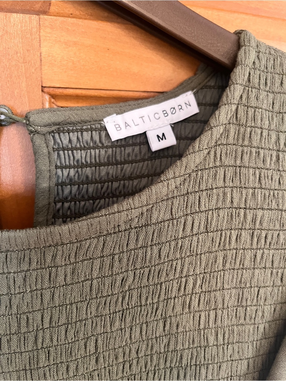 Baltic Born Olive Ruffle Sleeve Maxi Dress - Picture 3 of 7